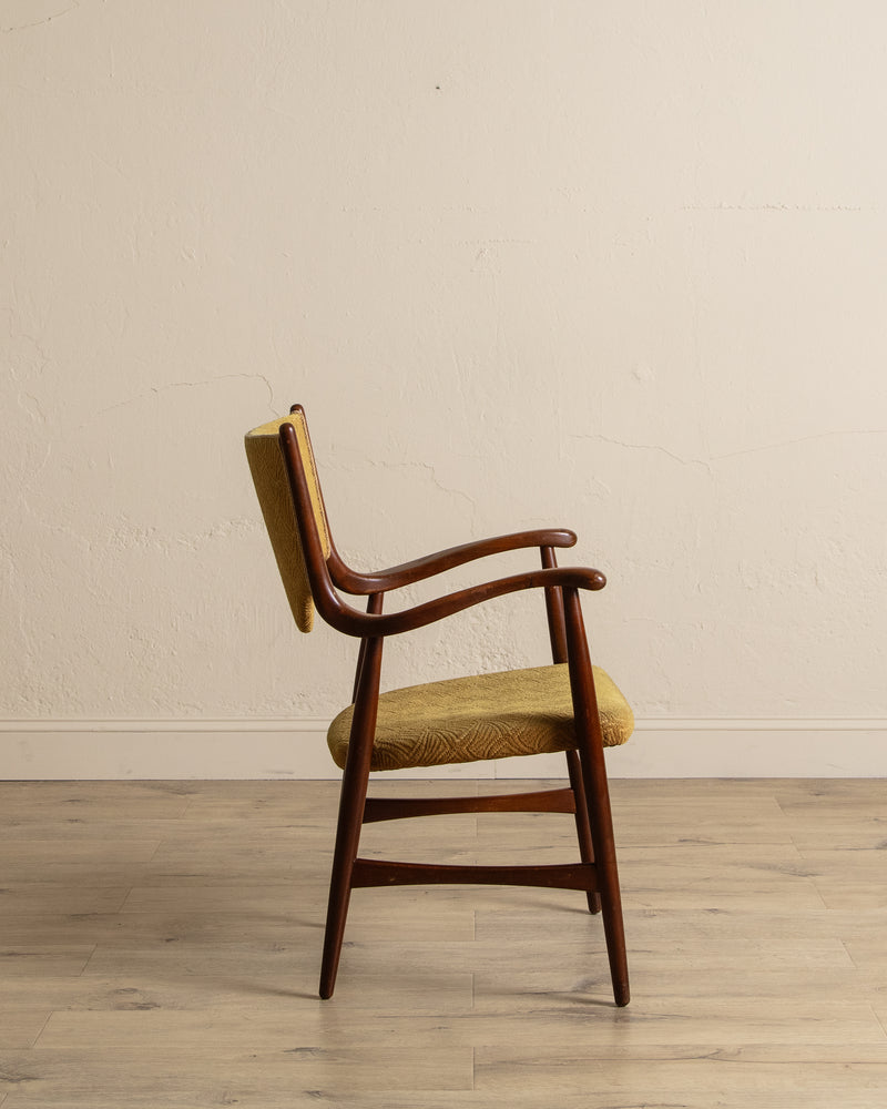 Sculptural Armchair Manner of Finn Juhl, Denmark, 1940's