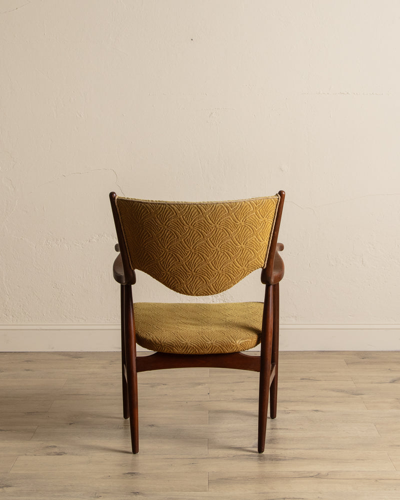 Sculptural Armchair Manner of Finn Juhl, Denmark, 1940's