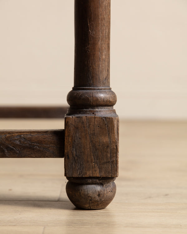 19th Century Italian Farmhouse Plank Top Dining Table