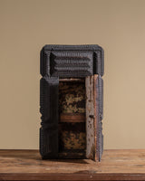 Early 19th Century Tramp Art Wall / Tabletop Cabinet