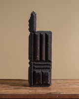 Early 19th Century Tramp Art Wall / Tabletop Cabinet