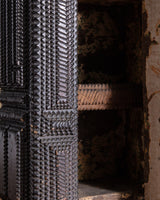 Early 19th Century Tramp Art Wall / Tabletop Cabinet