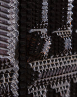 Early 19th Century Tramp Art Wall / Tabletop Cabinet