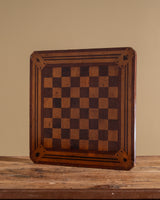 American Folk Art Inlaid Checkerboard, 19th Century