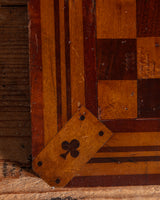 American Folk Art Inlaid Checkerboard, 19th Century
