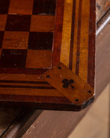 American Folk Art Inlaid Checkerboard, 19th Century