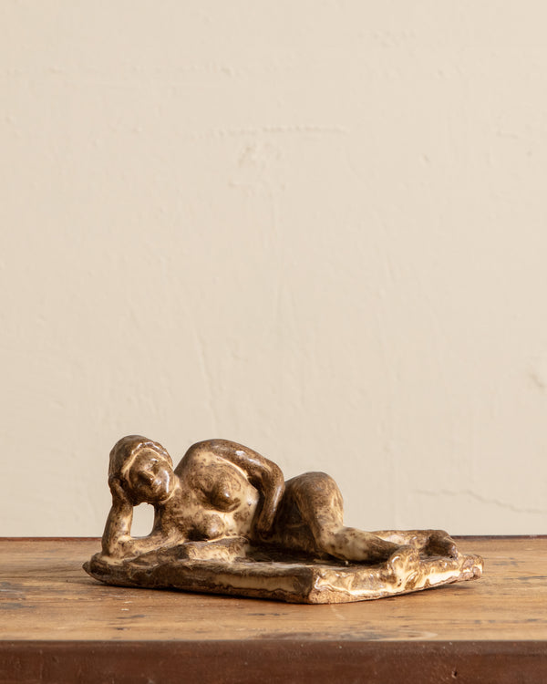 Studio Pottery Reclining Nude Figure