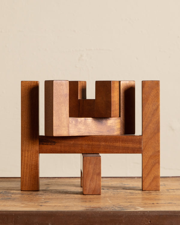 Mid Century Teak Modular Candelabra