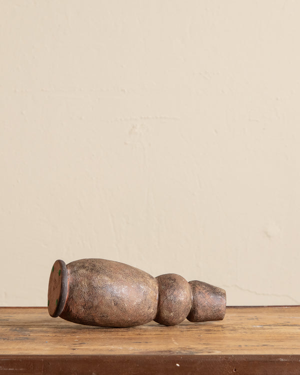 Studio Pottery Bubble Vase, Signed 1964