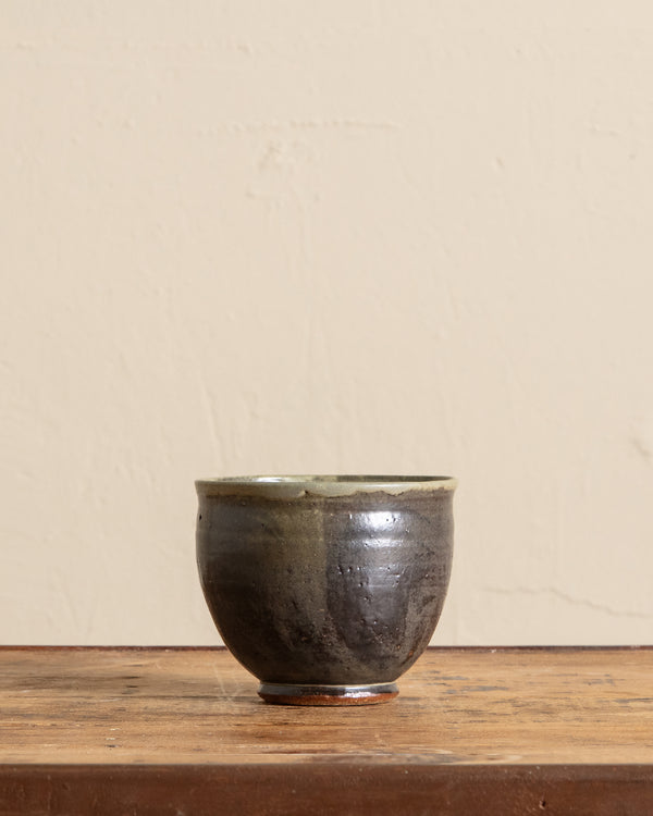 Green Studio Pottery Bowl, Signed