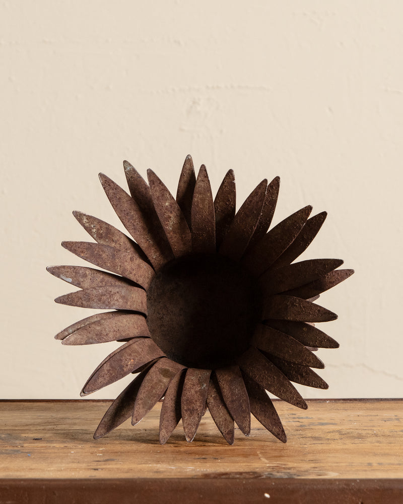 Rustic Wheat Candle Holder / Planter
