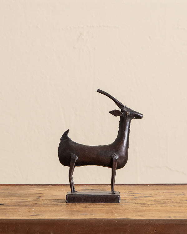 Iron Antelope Figruine