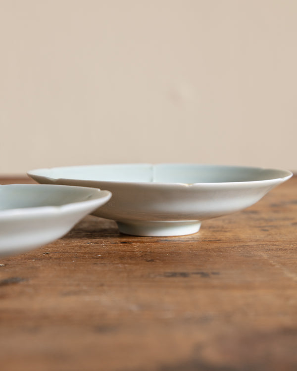 Celadon Porcelain Small Peony Dish