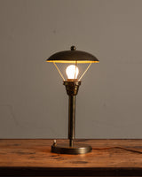 Art Deco Brass Mushroom Lamp, Italy, 1920's