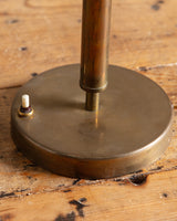 Art Deco Brass Mushroom Lamp, Italy, 1920's