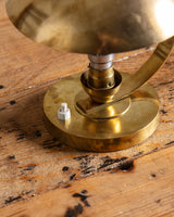Art Deco Brass Bauhaus Table Lamp, 1930's