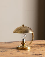 Art Deco Brass Bauhaus Table Lamp, 1930's