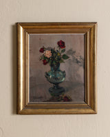 Spanish School Still Life of Roses by Joaquín Asensio, Spain, 1930's
