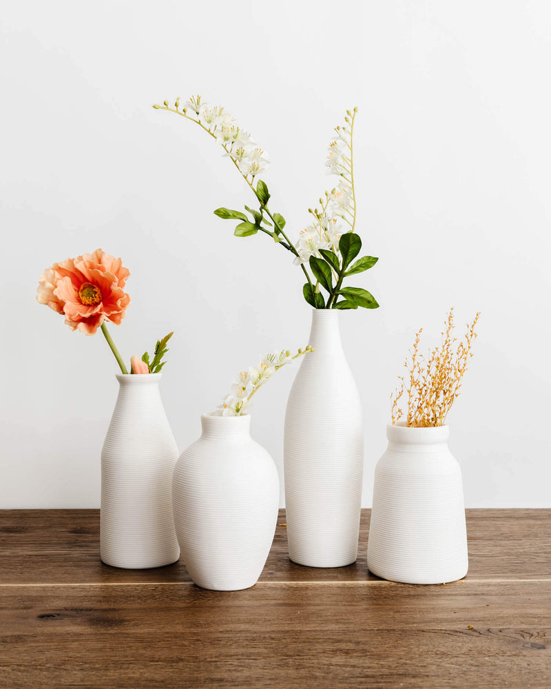 Textured Ceramic Vases - Lone Fox