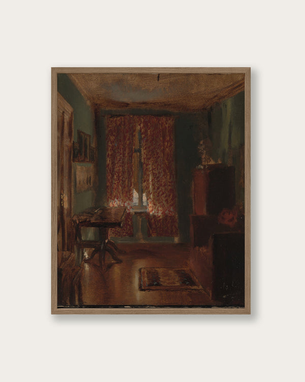 "The Artist's Sitting Room in Ritterstrasse" Art Print - Lone Fox