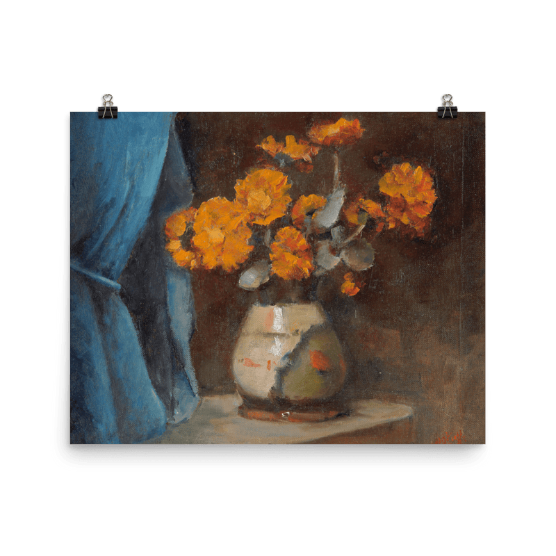 "The Broken Vase" Art Print - Lone Fox