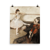 "The Dance Lesson" Art Print - Lone Fox