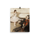 "The Dance Lesson" Art Print - Lone Fox