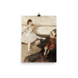 "The Dance Lesson" Art Print - Lone Fox