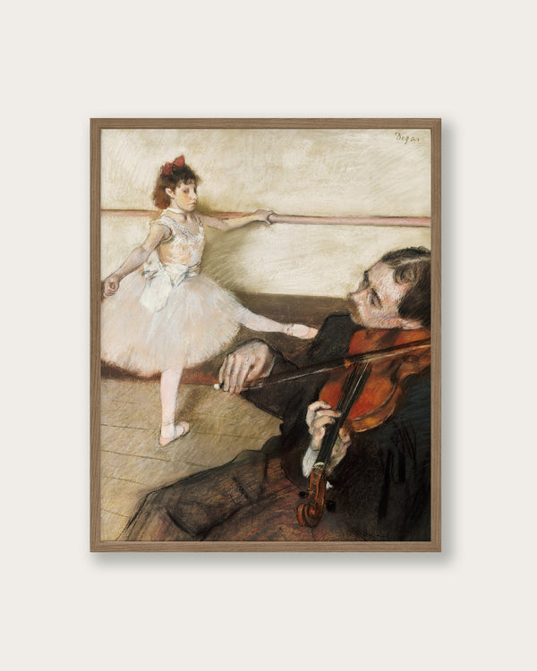 "The Dance Lesson" Art Print - Lone Fox