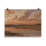 "The Elbe in the Evening" Art Print - Lone Fox