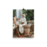 "The Fountain" Art Print - Lone Fox
