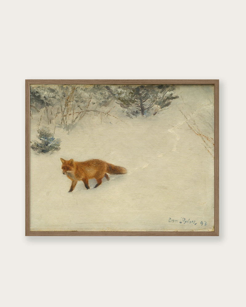 "The Fox" Art Print - Lone Fox