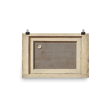 "The Reverse Of A Framed Painting" Art Print - Lone Fox