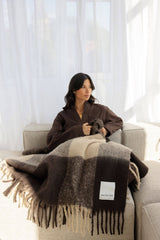 The Reykjavik Throw - Dark Earth Brown - Lone Fox