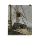 "The Ship Deck" Art Print - Lone Fox