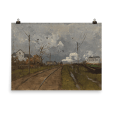 "The Train is arriving" Art Print - Lone Fox