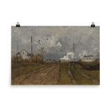 "The Train is arriving" Art Print - Lone Fox