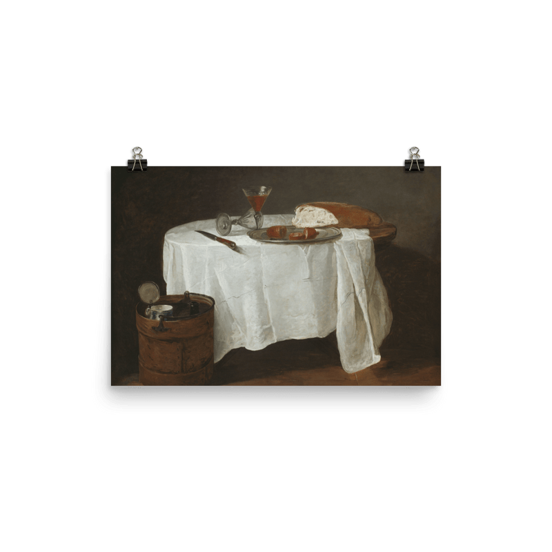 "The White Tablecloth" Art Print - Lone Fox