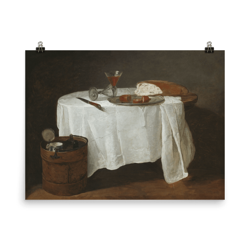 "The White Tablecloth" Art Print - Lone Fox