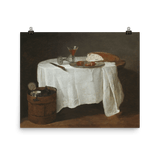 "The White Tablecloth" Art Print - Lone Fox