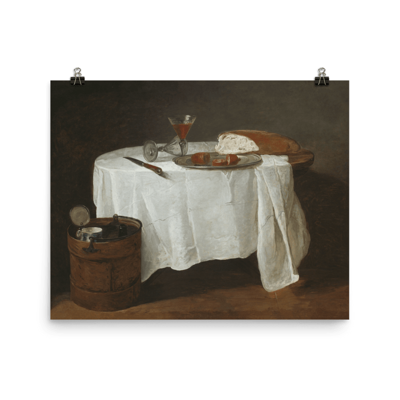 "The White Tablecloth" Art Print - Lone Fox