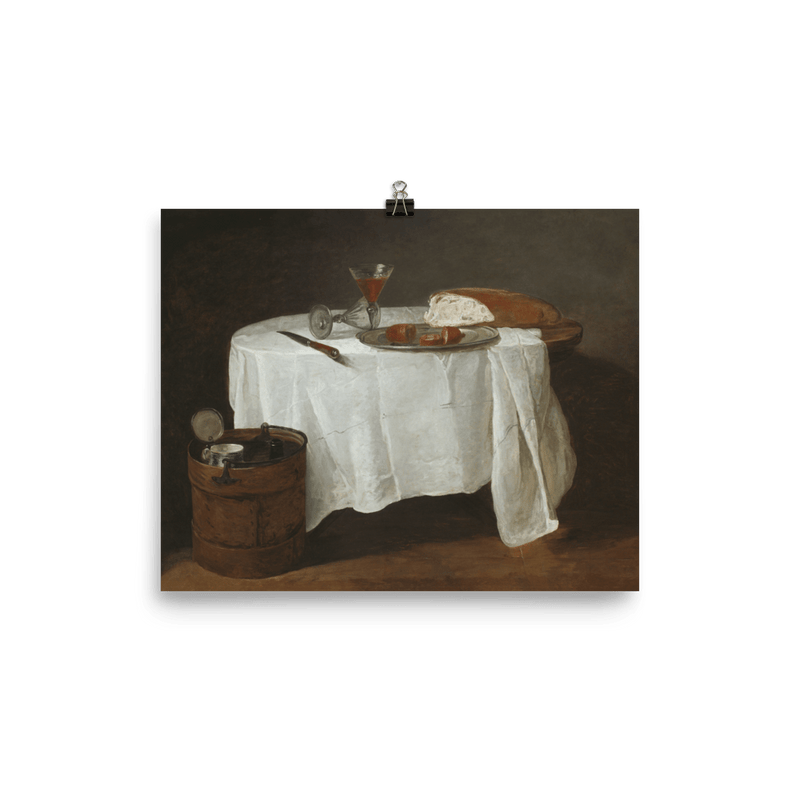 "The White Tablecloth" Art Print - Lone Fox