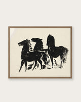 “Three Horses” Art Print - Lone Fox