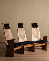 Three - seater by Jean - Jacques Erny, France, 1970's - Lone Fox