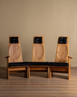 Three - seater by Jean - Jacques Erny, France, 1970's - Lone Fox