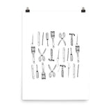 Tools Art Print - Lone Fox