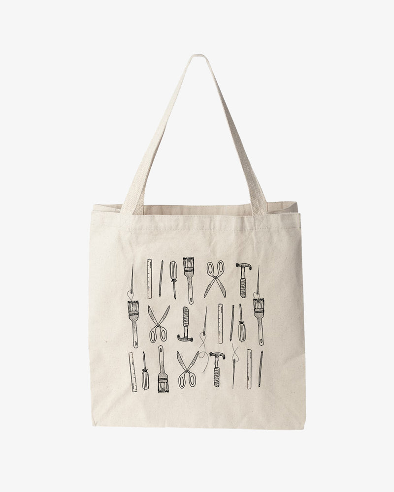 "Tools" Canvas Tote - Lone Fox