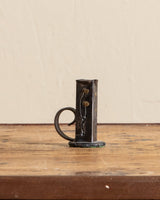 Torch Cut Brutalist Steel Match / Candle Holder - Lone Fox