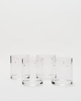 Torino Rocks Glass w/ Swarovski Crystals (Set of 4) - Lone Fox