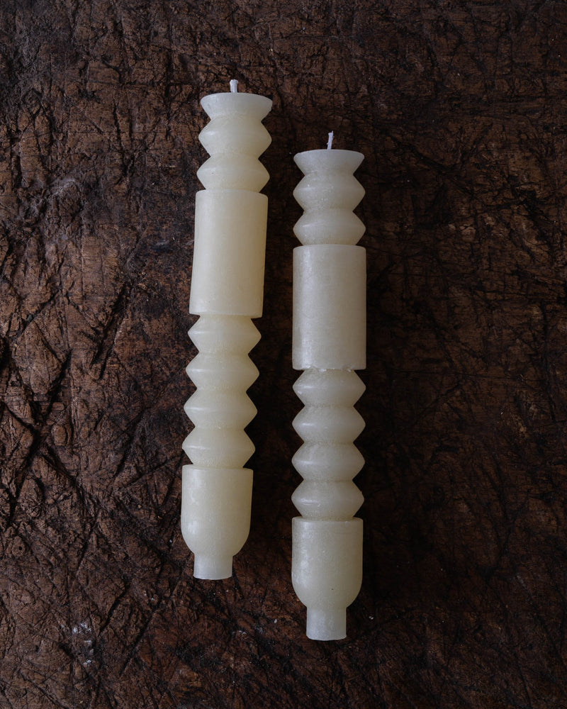 Totem Taper Candles (Set of 2) - Lone Fox